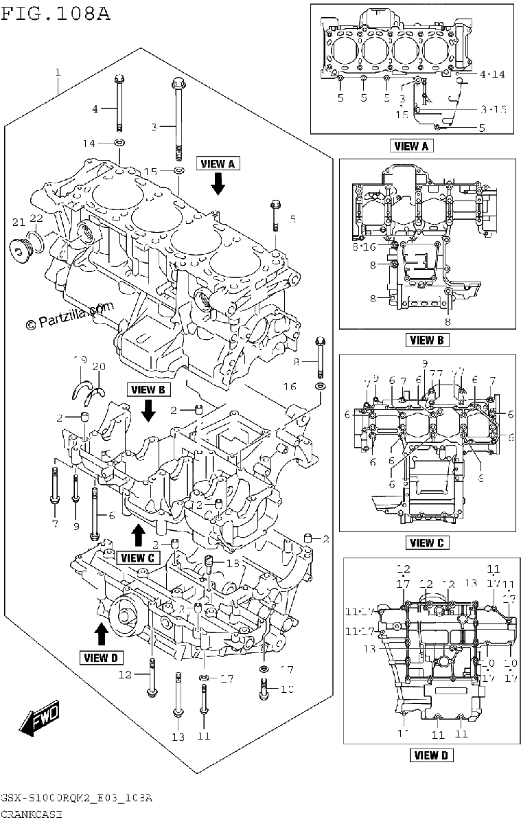 Diagrama de CRANKCASE