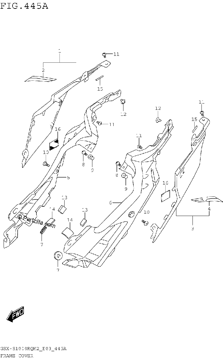 Diagrama de FRAME COVER