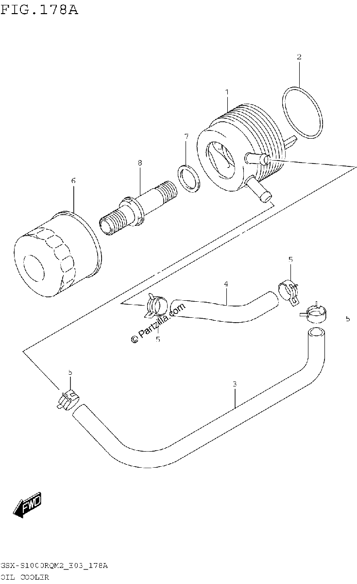 Diagrama de OIL COOLER