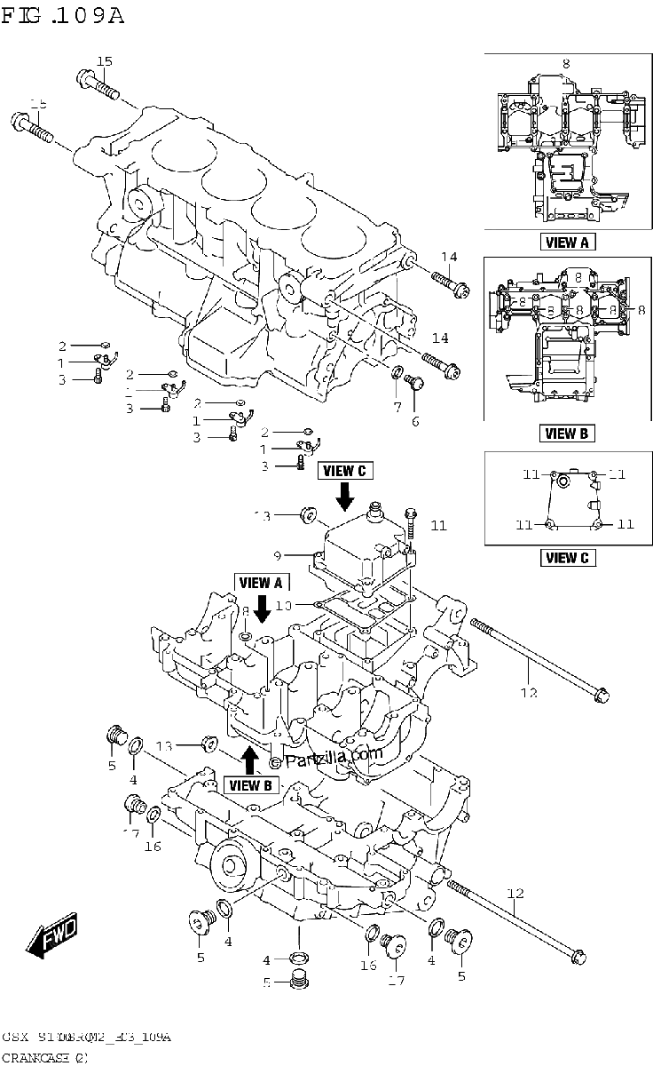 Diagrama de CRANKCASE 2