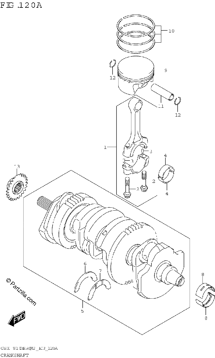Diagrama de CRANKSHAFT