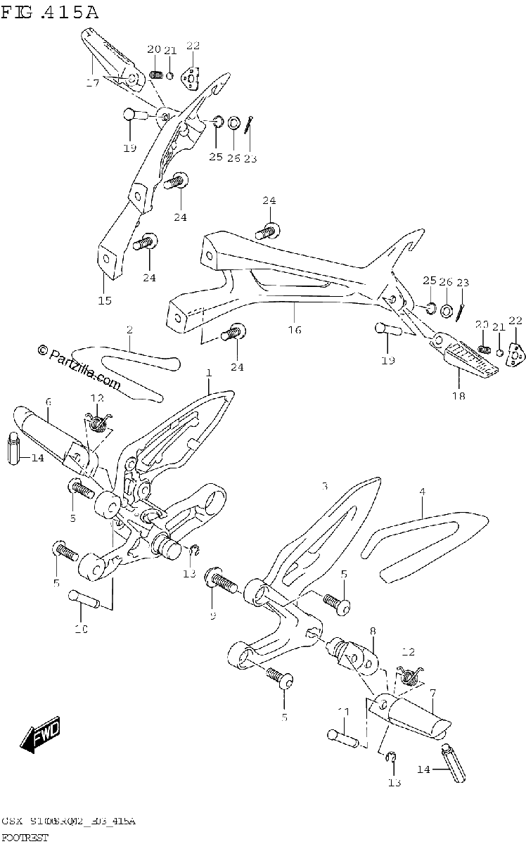 Diagrama de FOOTREST