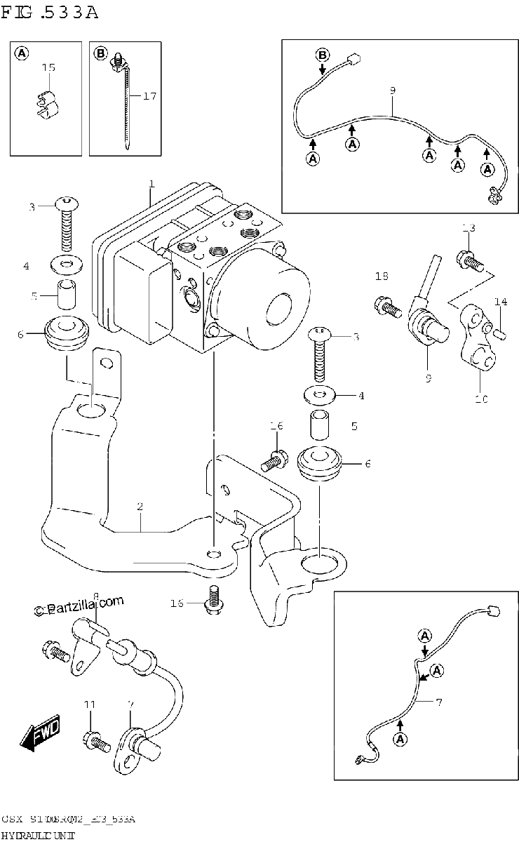 Diagrama de HYDRAULIC UNIT