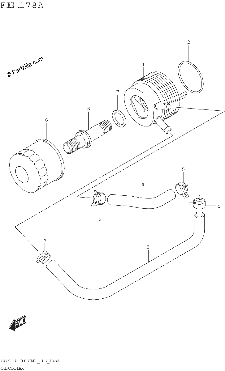 Diagrama de OIL COOLER