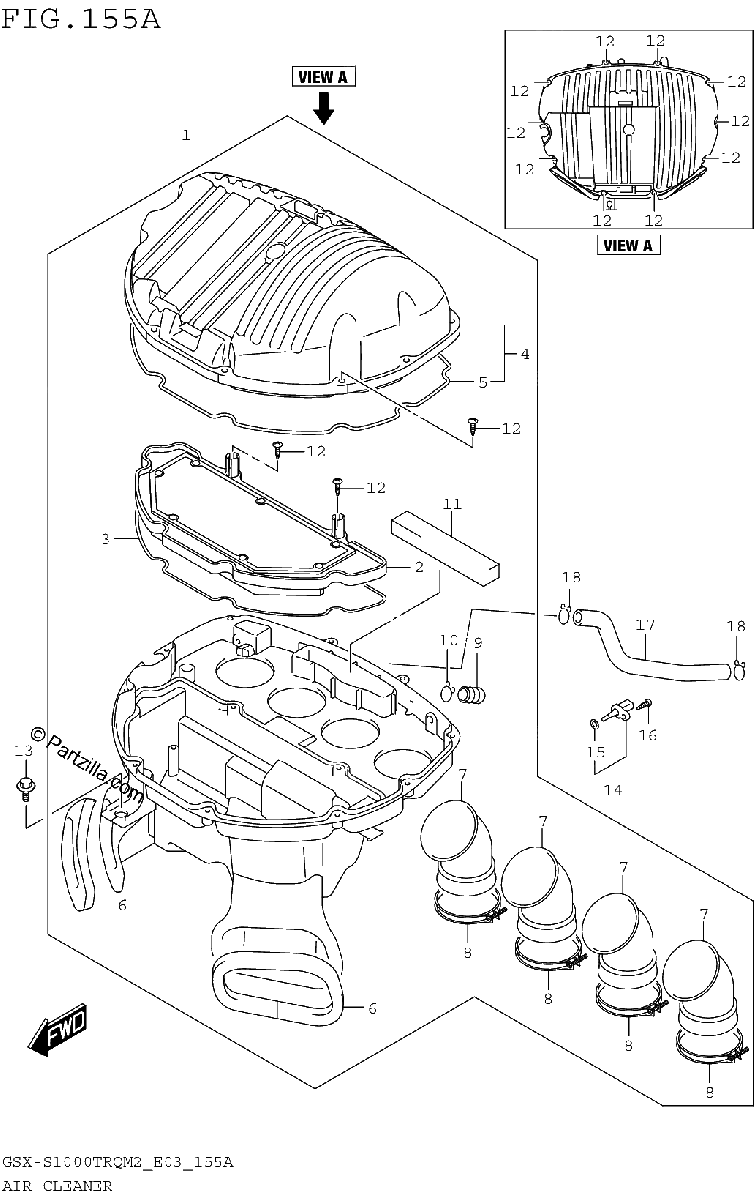 Diagrama de AIR CLEANER