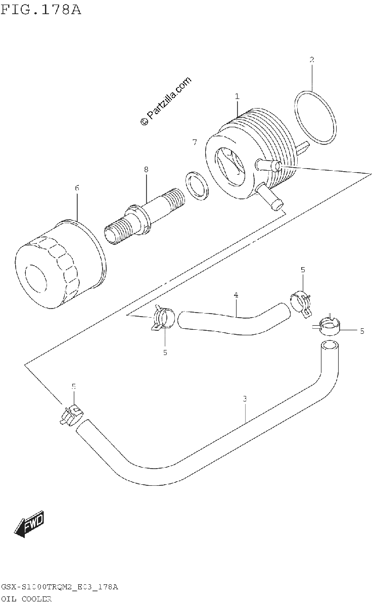 Diagrama de OIL COOLER