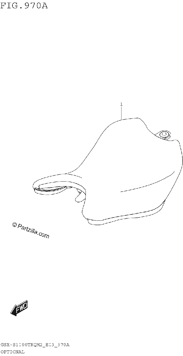 Diagrama de OPTIONAL SEAT TAIL BOX