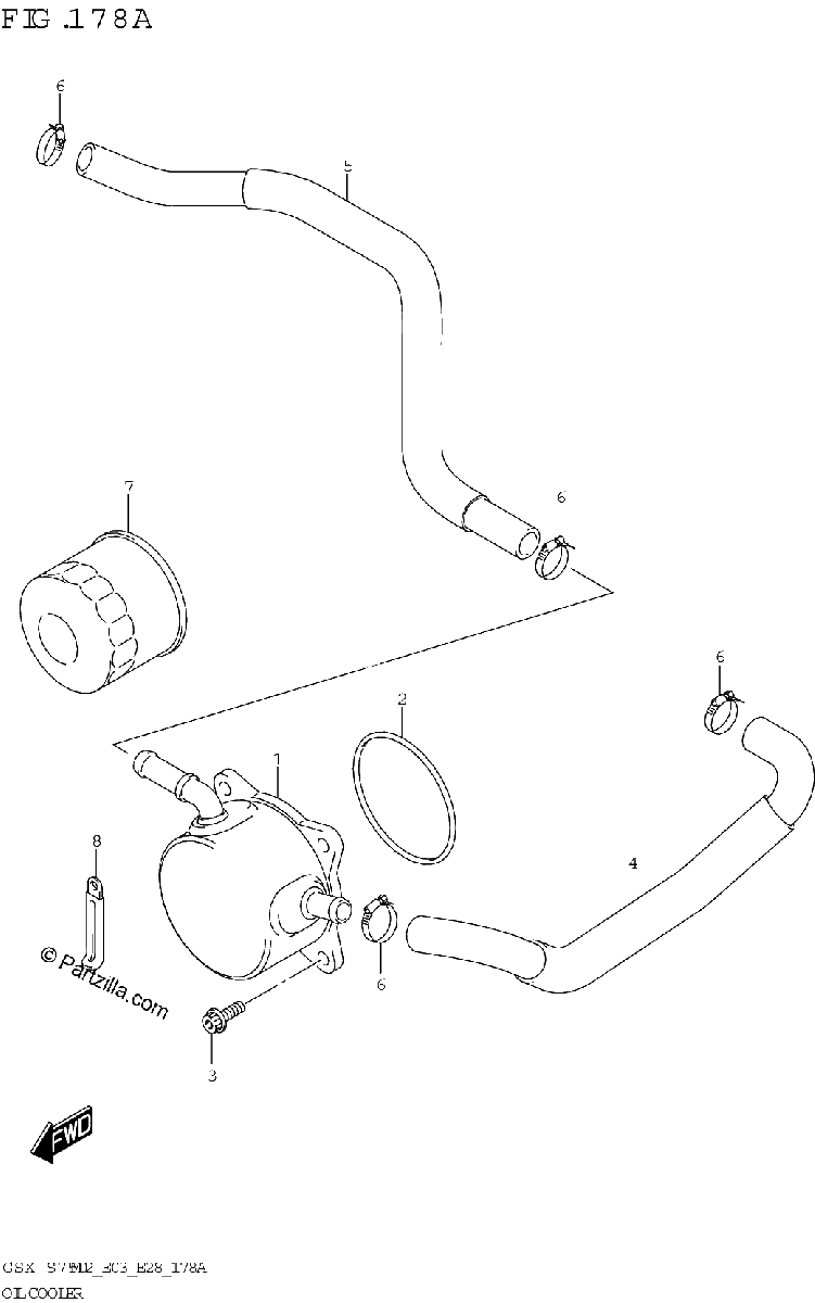 Diagrama de OIL COOLER