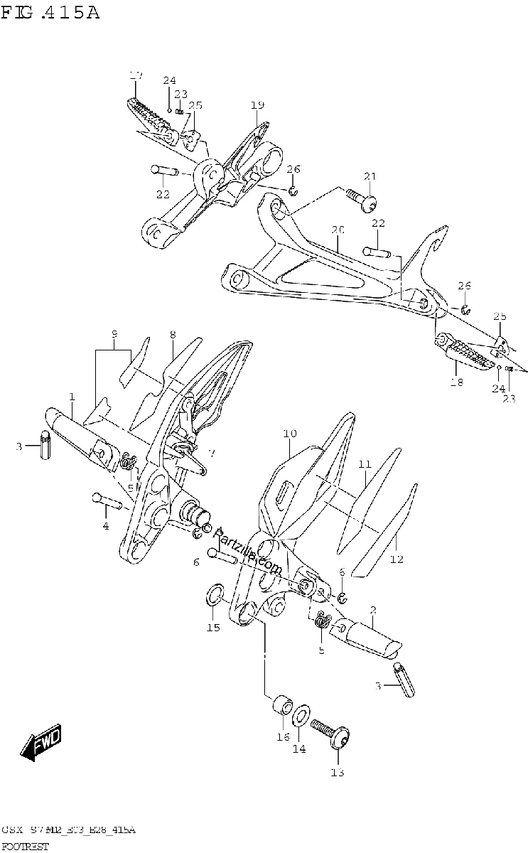 Diagrama de FOOTREST