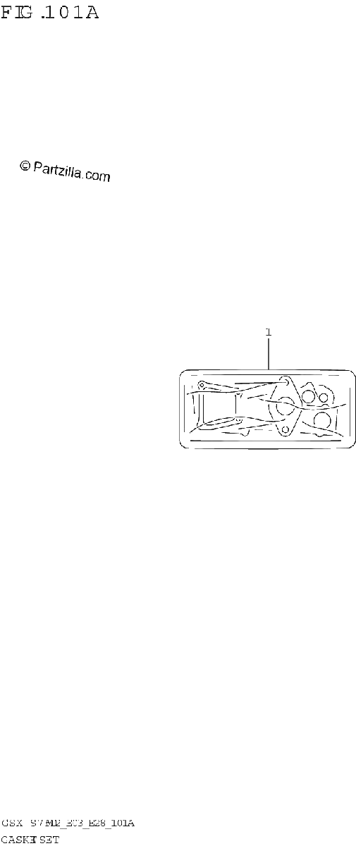 Diagrama de GASKET SET