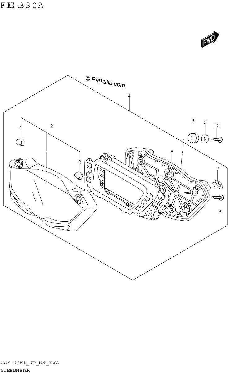 Diagrama de SPEEDOMETER E28