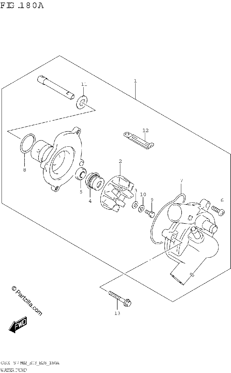 Diagrama de WATER PUMP