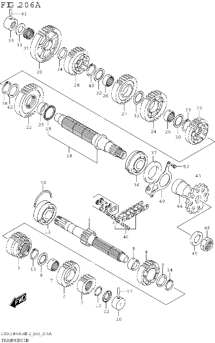 Diagrama de TRANSMISSION