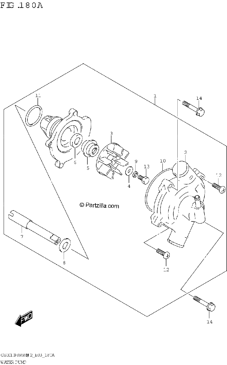 Diagrama de WATER PUMP