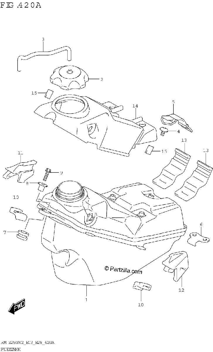 Diagrama de FUEL TANK