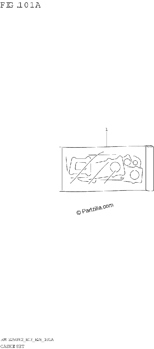 Diagrama de GASKET SET