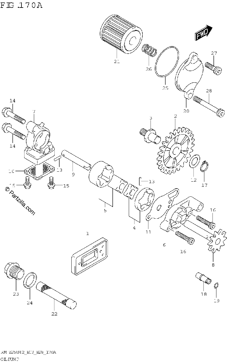 Diagrama de OIL PUMP