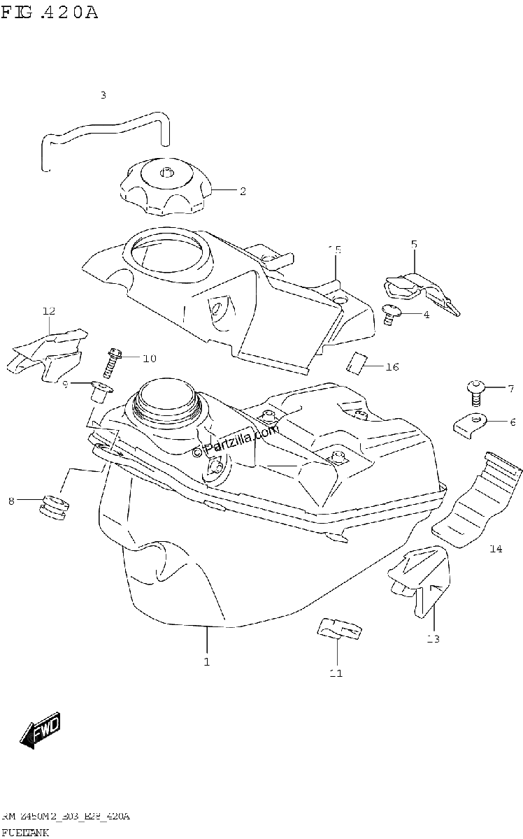 Diagrama de FUEL TANK