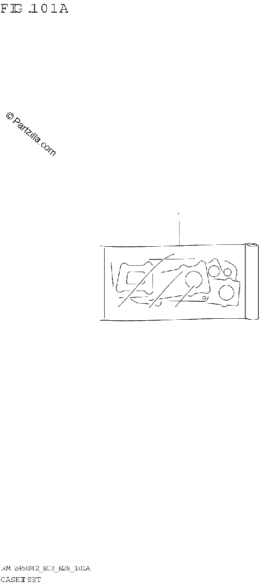Diagrama de GASKET SET