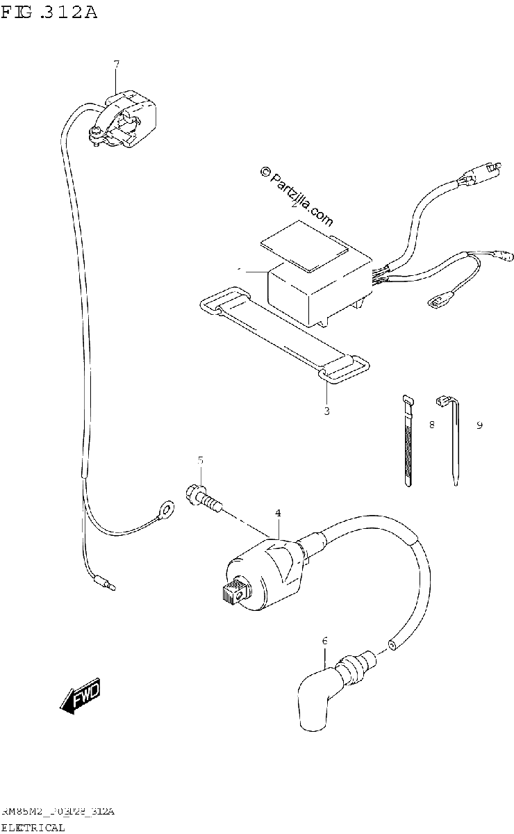 Diagrama de ELECTRICAL P03