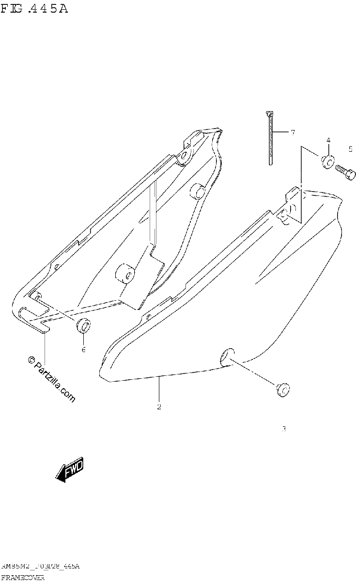 Diagrama de FRAME COVER