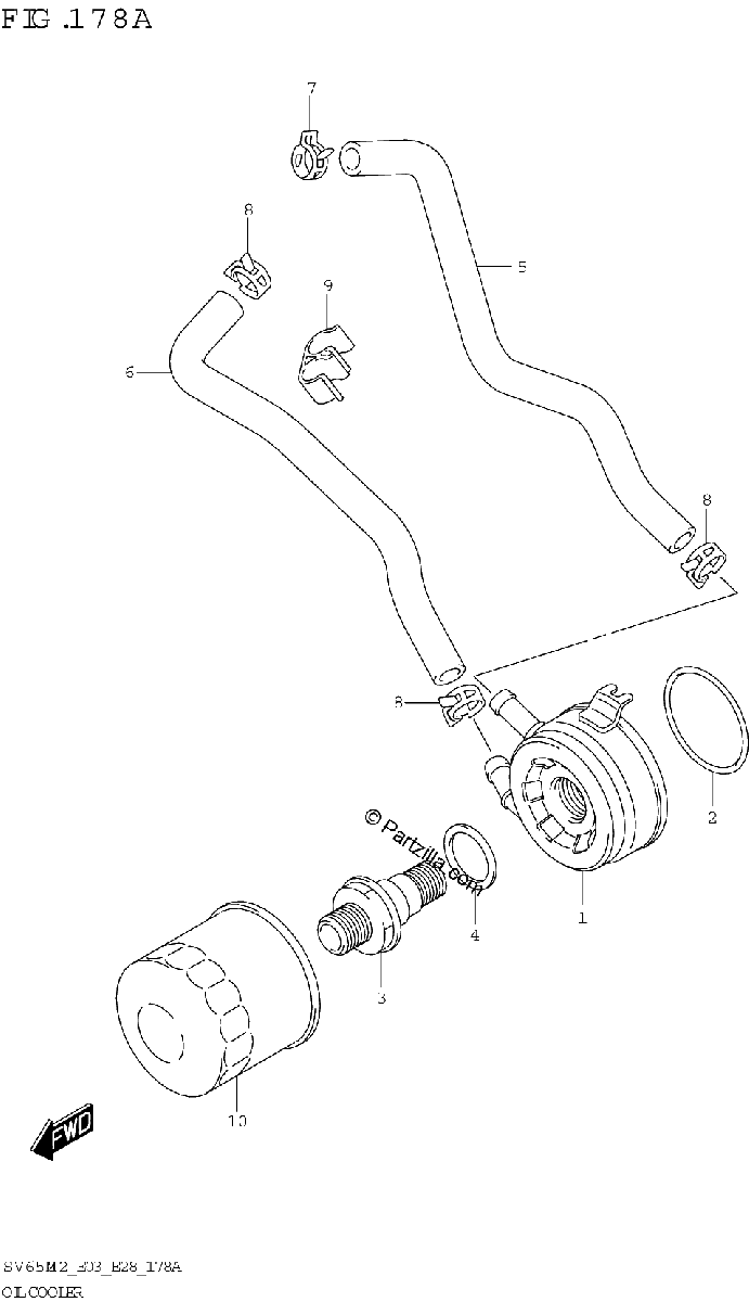 Diagrama de OIL COOLER
