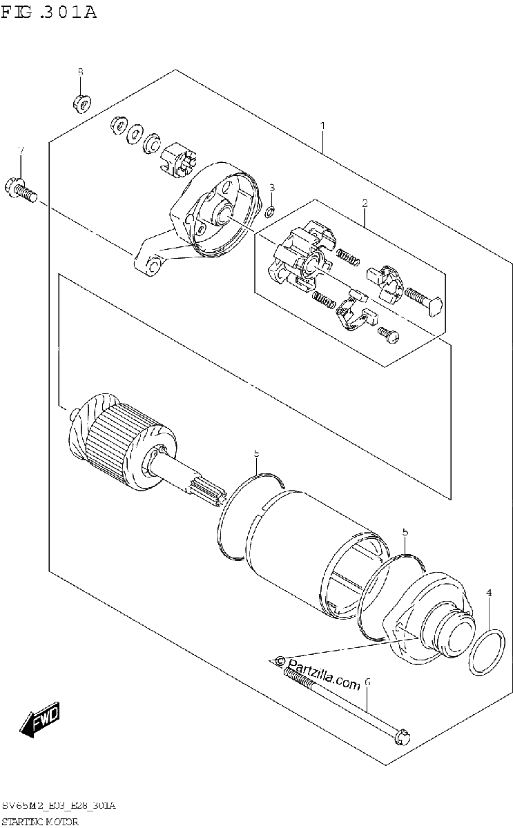 Diagrama de STARTING MOTOR