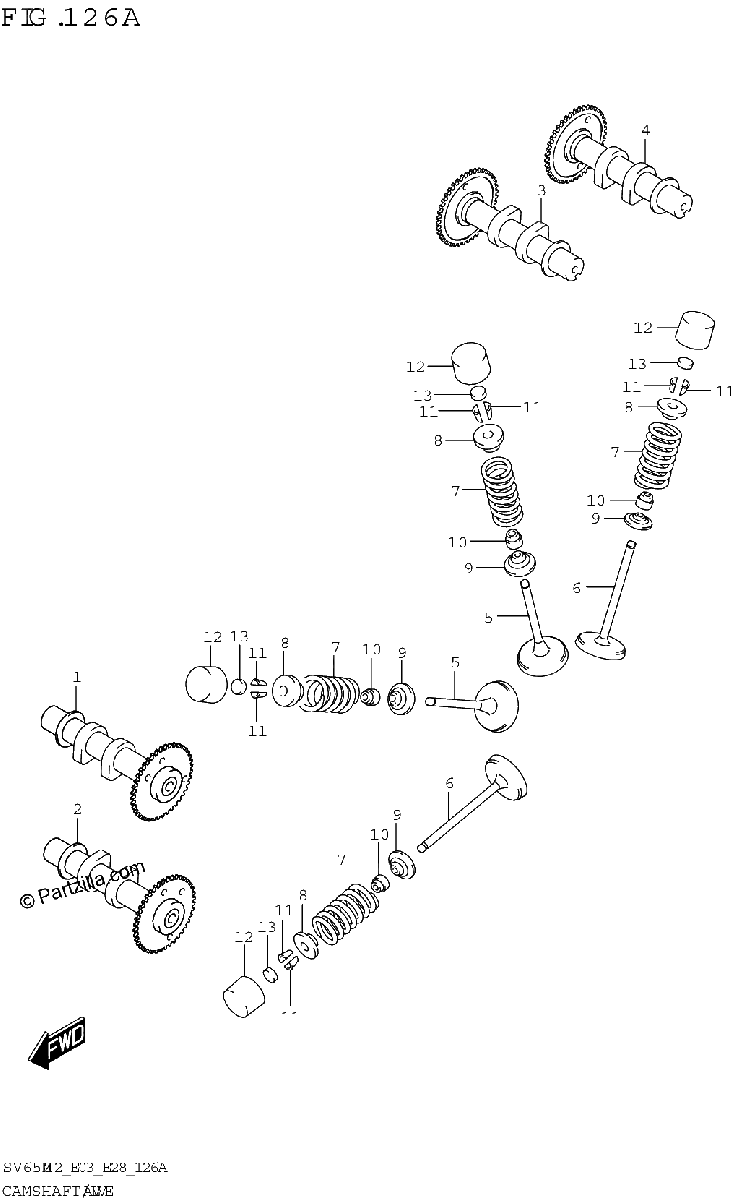 Diagrama de CAMSHAFT VALVE