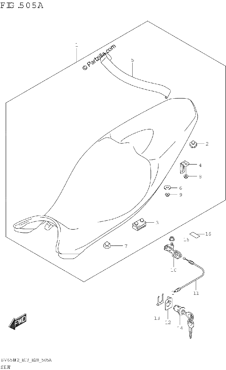 Diagrama de SEAT SV650 SV650A