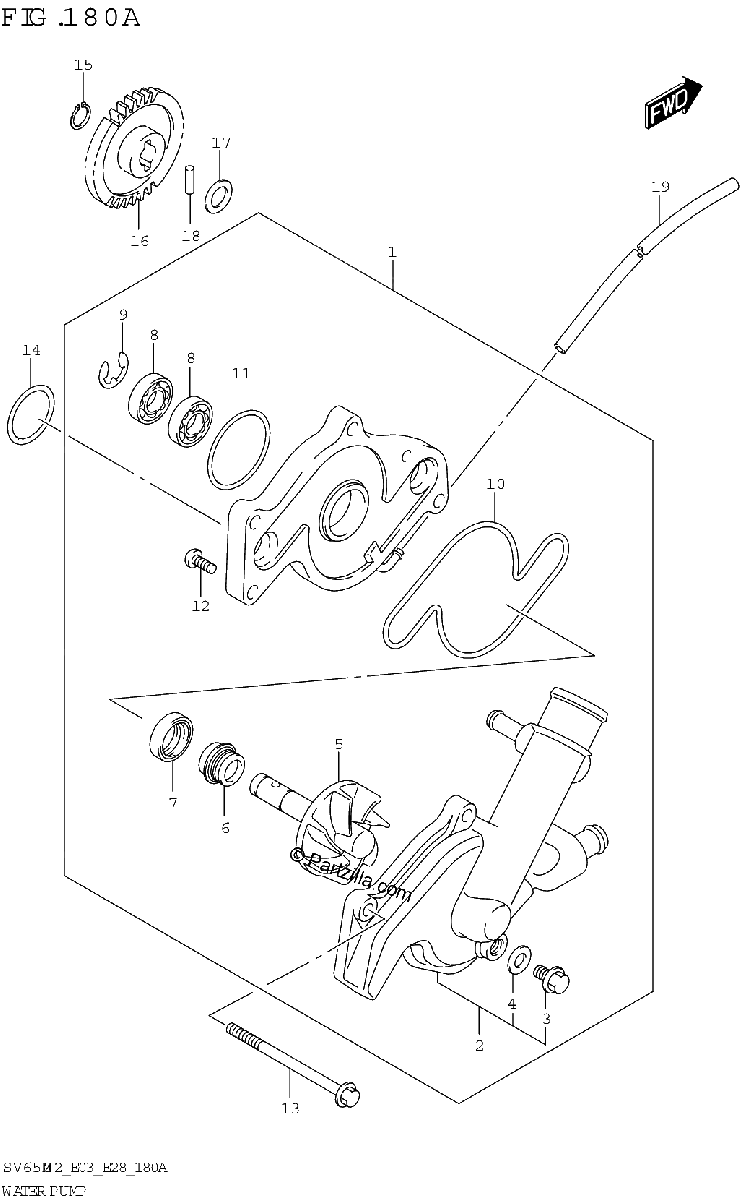 Diagrama de WATER PUMP