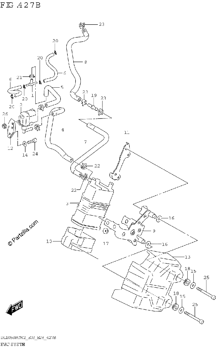 Diagrama de EVAP SYSTEM