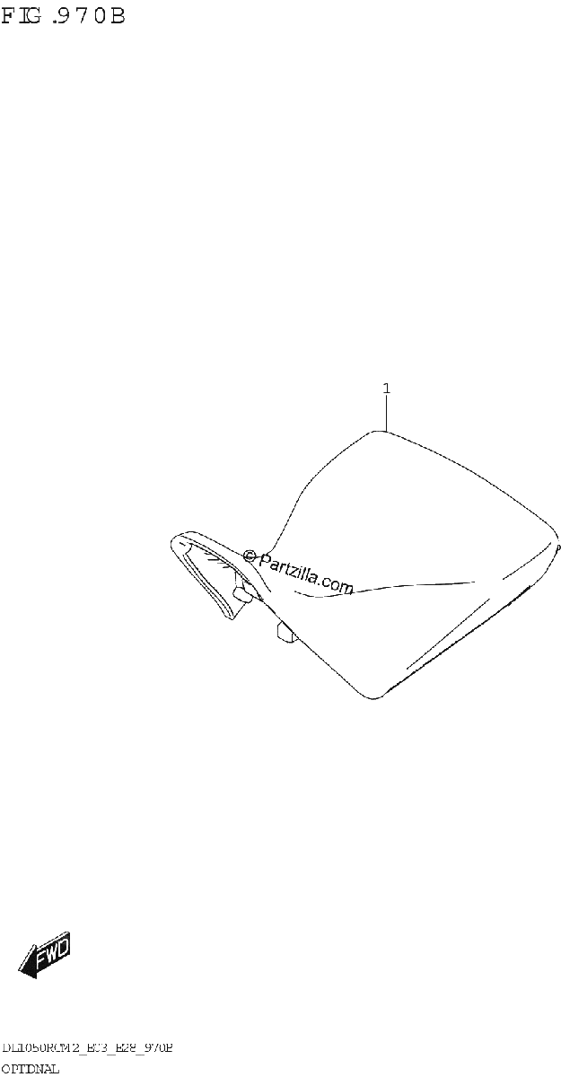Diagrama de OPTIONAL DL1050RQ