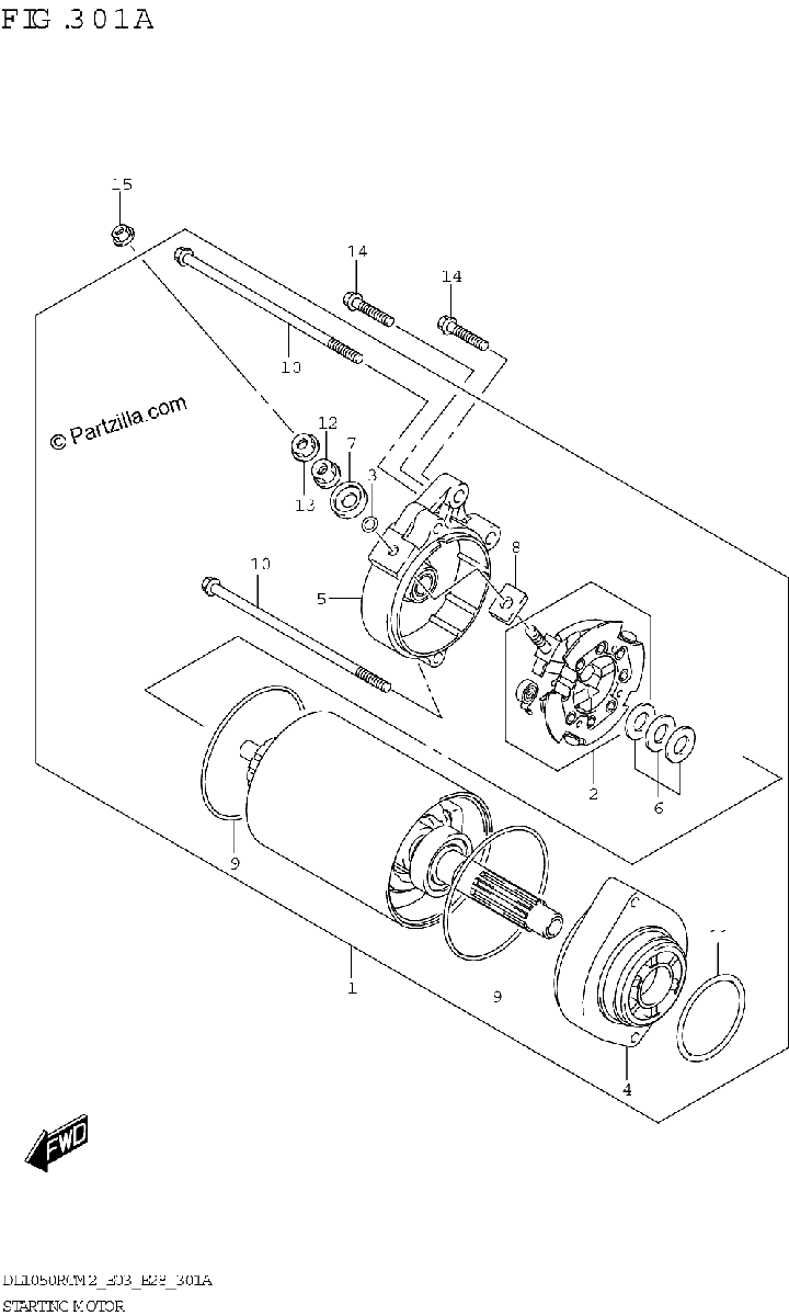 Diagrama de STARTING MOTOR