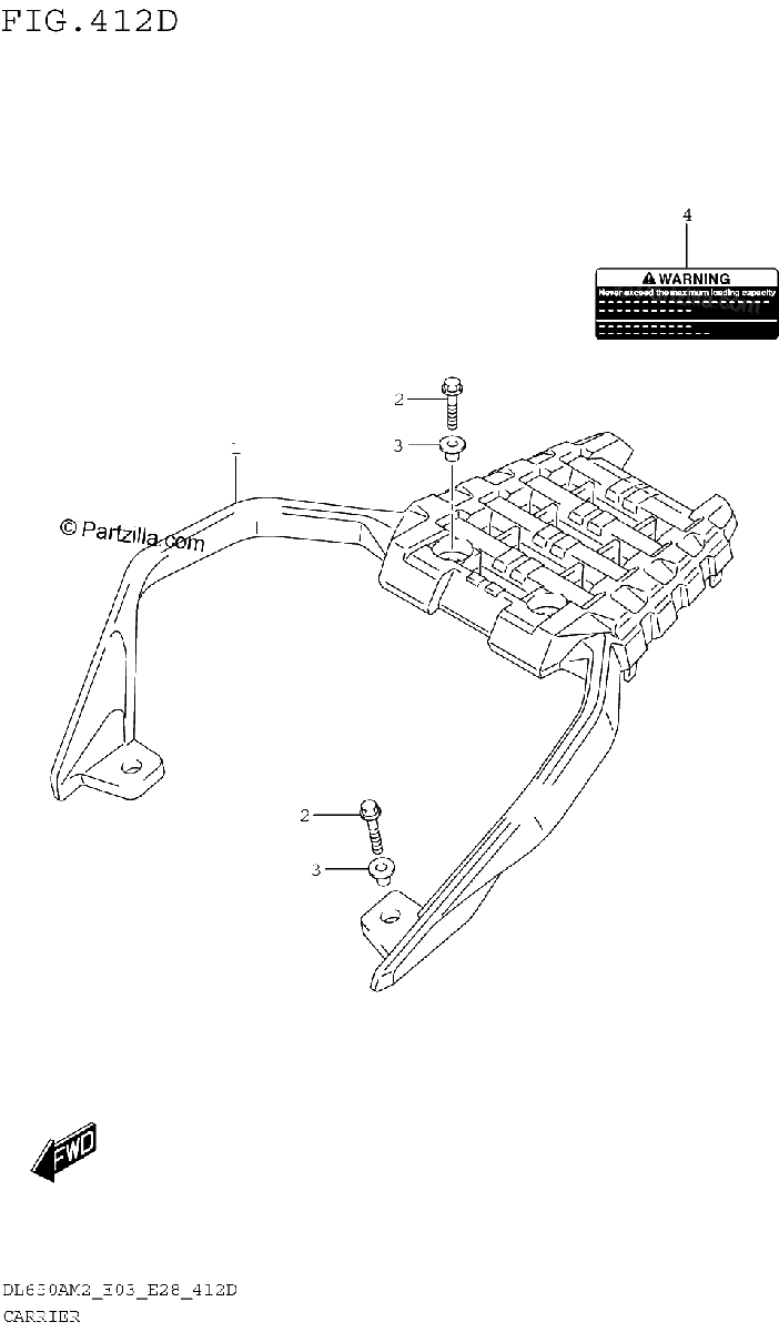 Diagrama de CARRIER DL650XAM2 E03