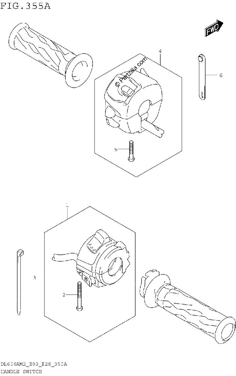 Diagrama de HANDLE SWITCH
