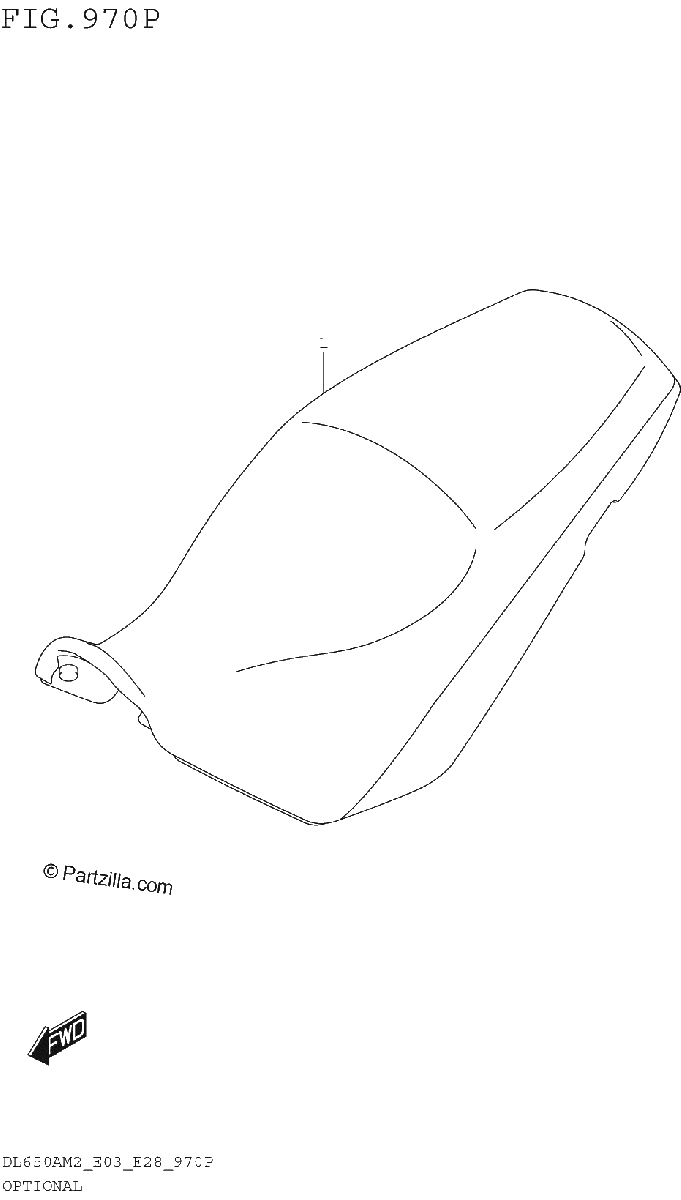 Diagrama de OPTIONAL HIGH SEAT