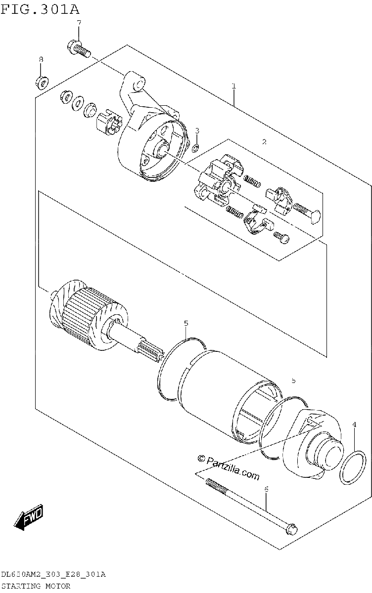 Diagrama de STARTING MOTOR