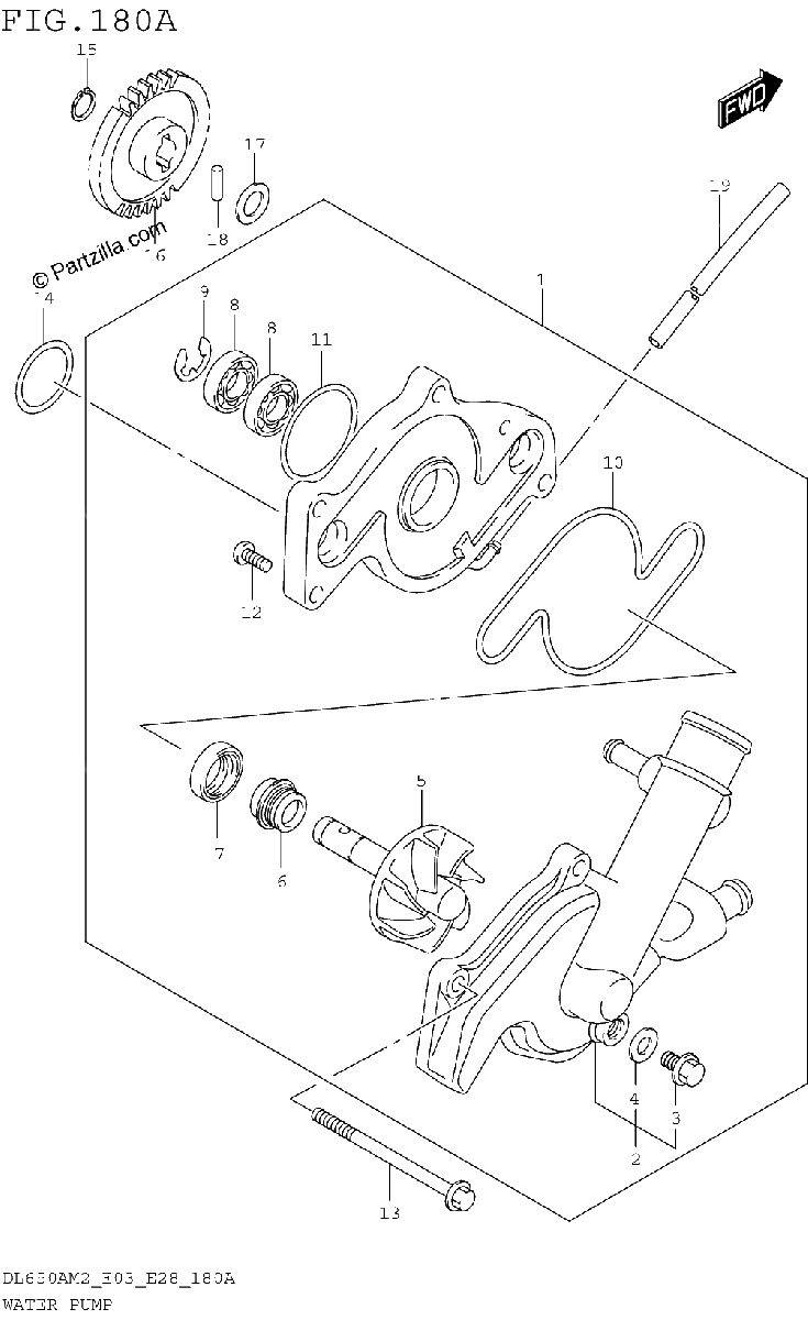 Diagrama de WATER PUMP