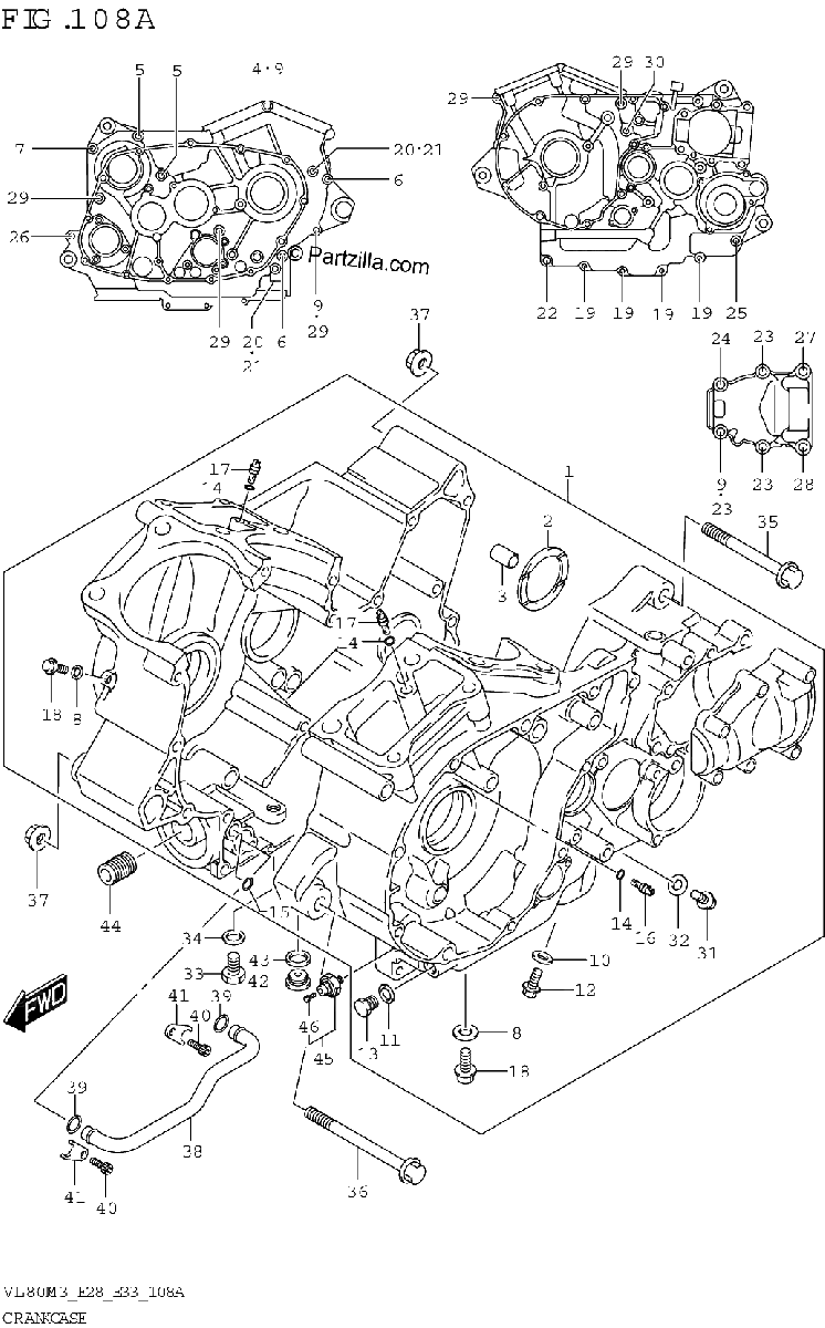 Diagrama de CRANKCASE