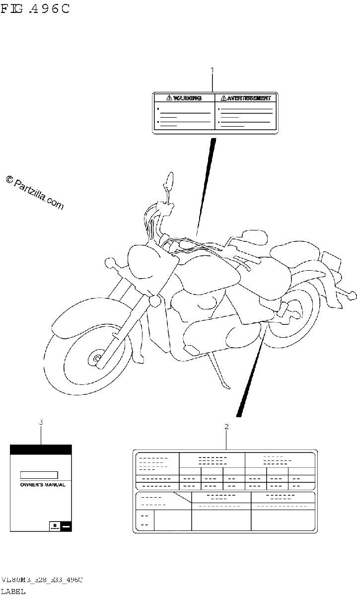 Diagrama de LABEL VL800 E28
