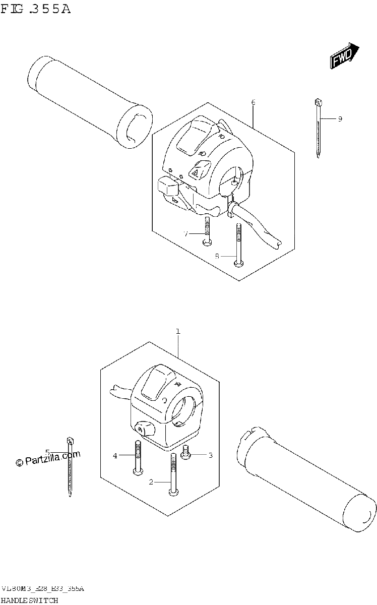 Diagrama de HANDLE SWITCH