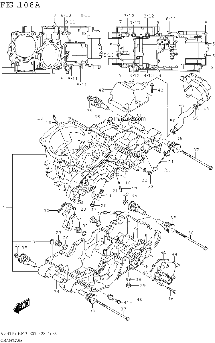 Diagrama de CRANKCASE