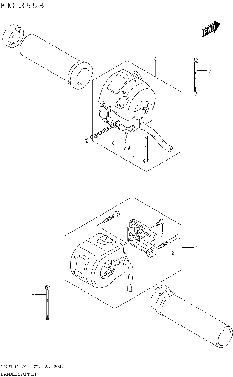 Diagrama de HANDLE SWITCH