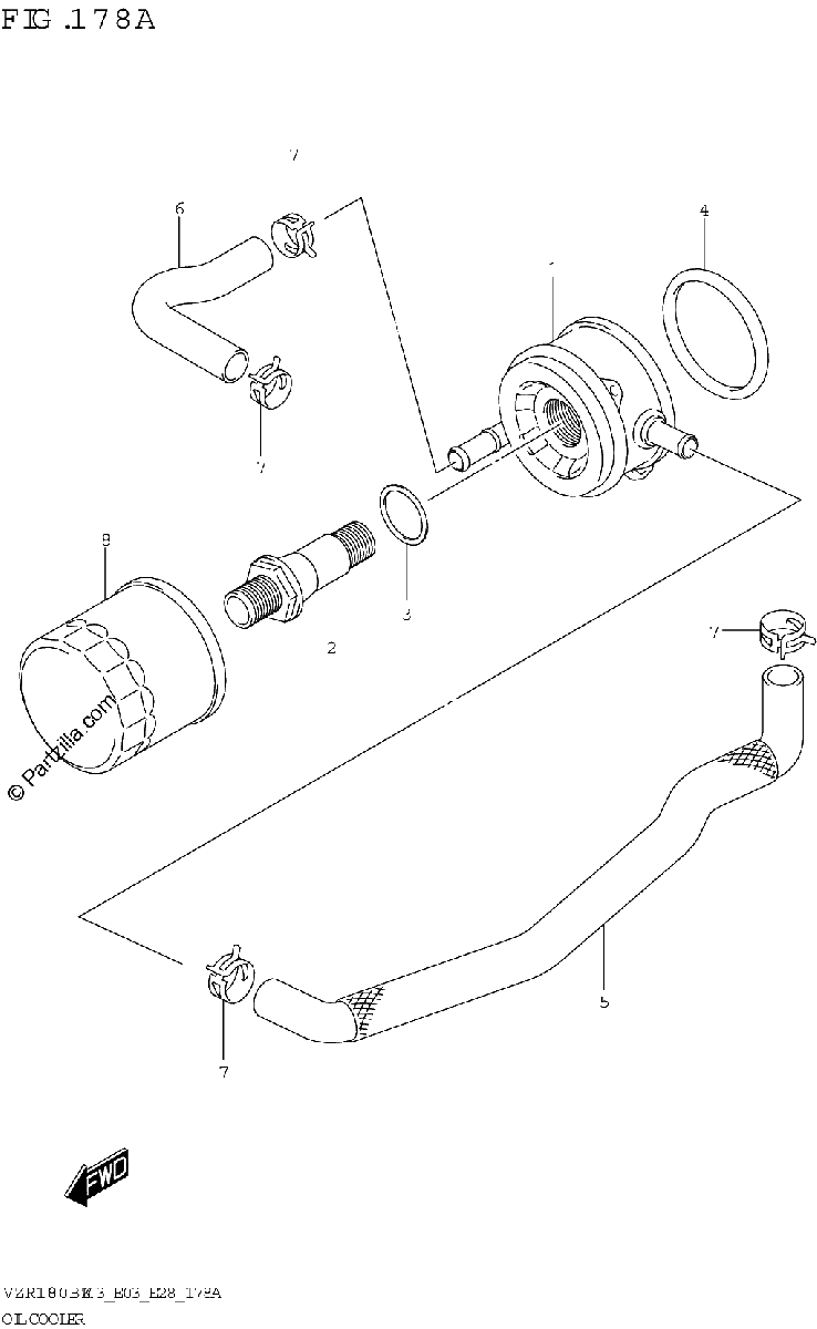 Diagrama de OIL COOLER