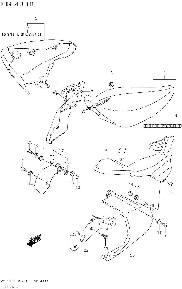 Diagrama de SIDE COVER