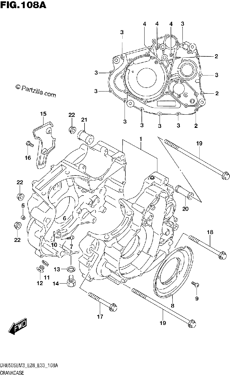 Diagrama de CRANKCASE
