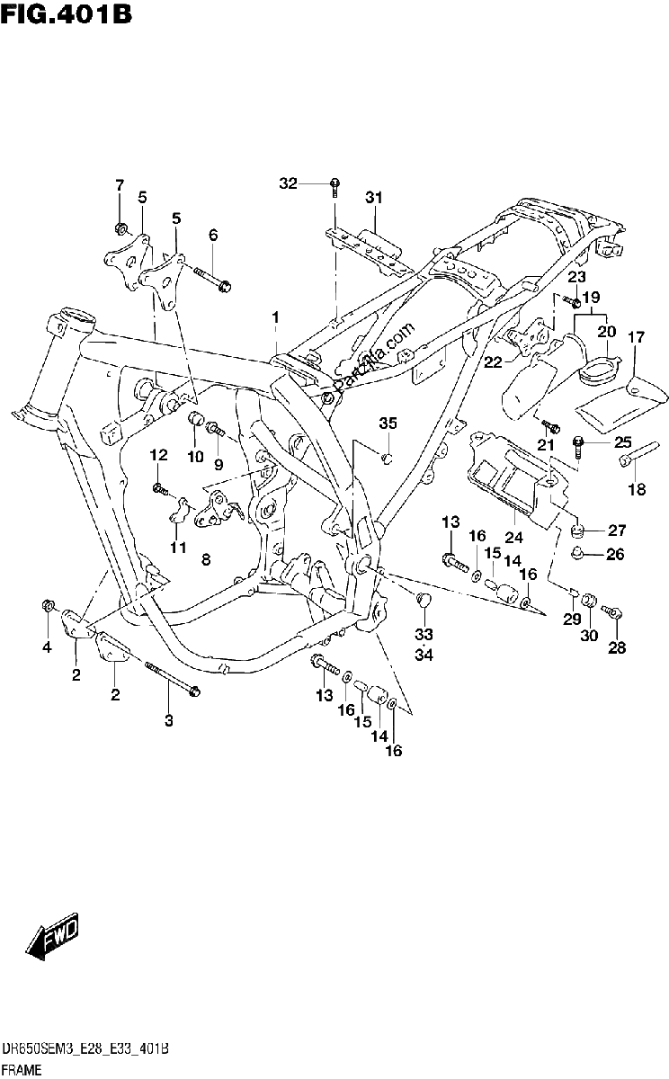 Diagrama de FRAME E33