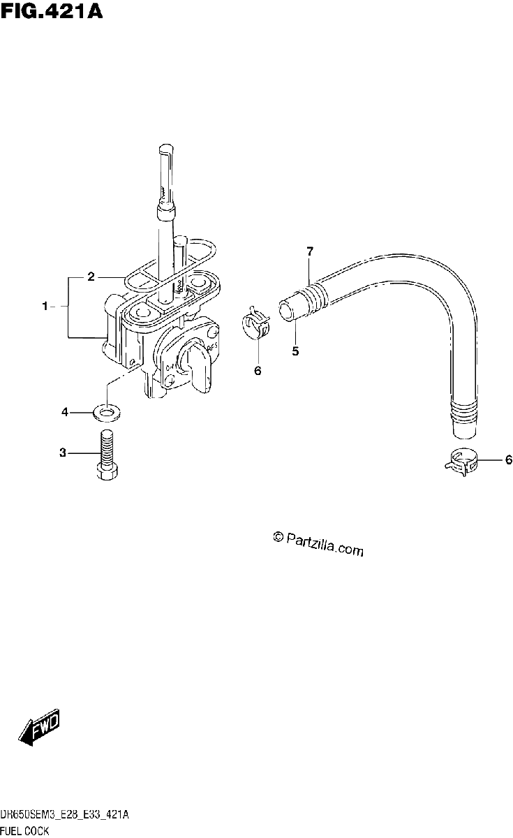 Diagrama de FUEL COCK