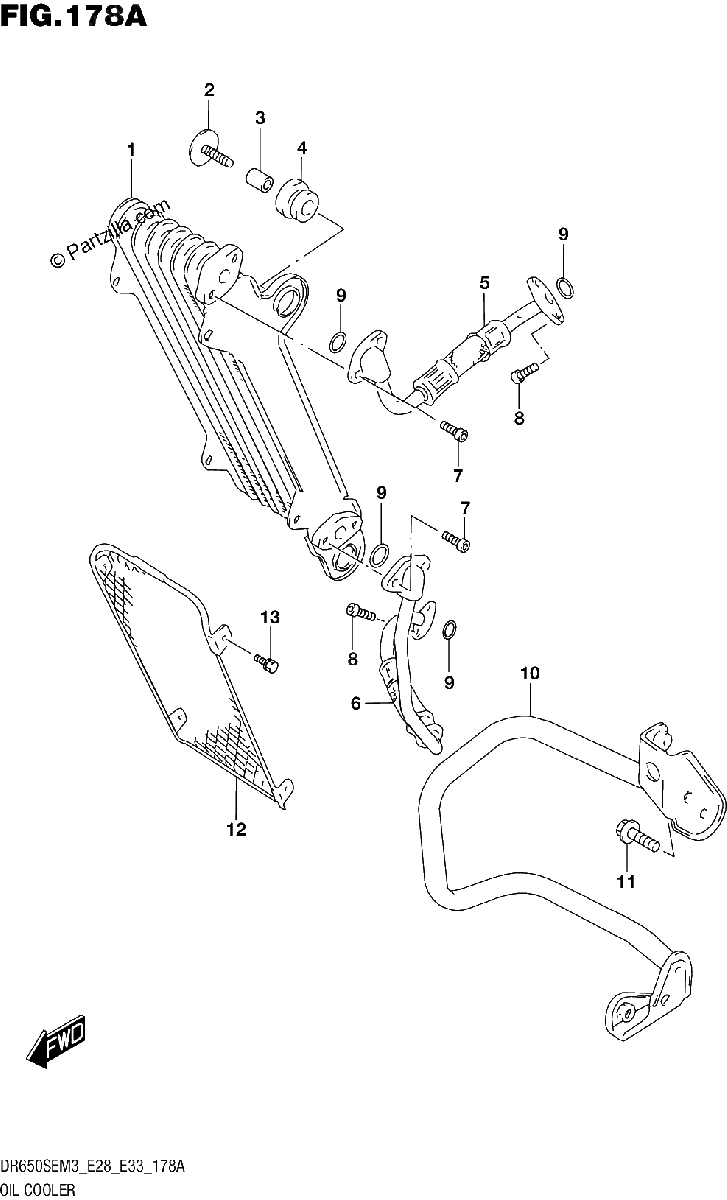Diagrama de OIL COOLER