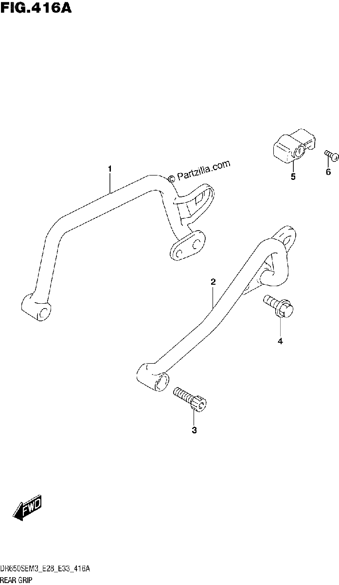 Diagrama de REAR GRIP